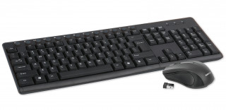 Omega OKM071B wireless keyboard & mouse Black PC