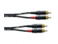 Cordial CFU 1.5 CC audio kábel 1,5 M 2 x RCA Fekete thumbnail