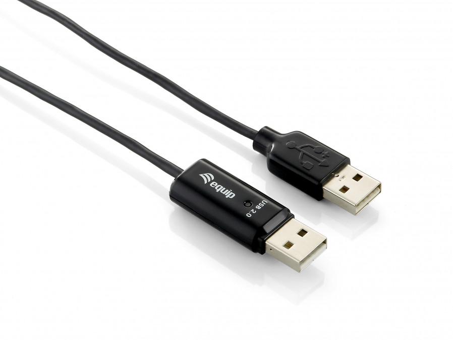 Equip 133351 USB kábel 1,8 M USB 2.0 USB A Fekete PC