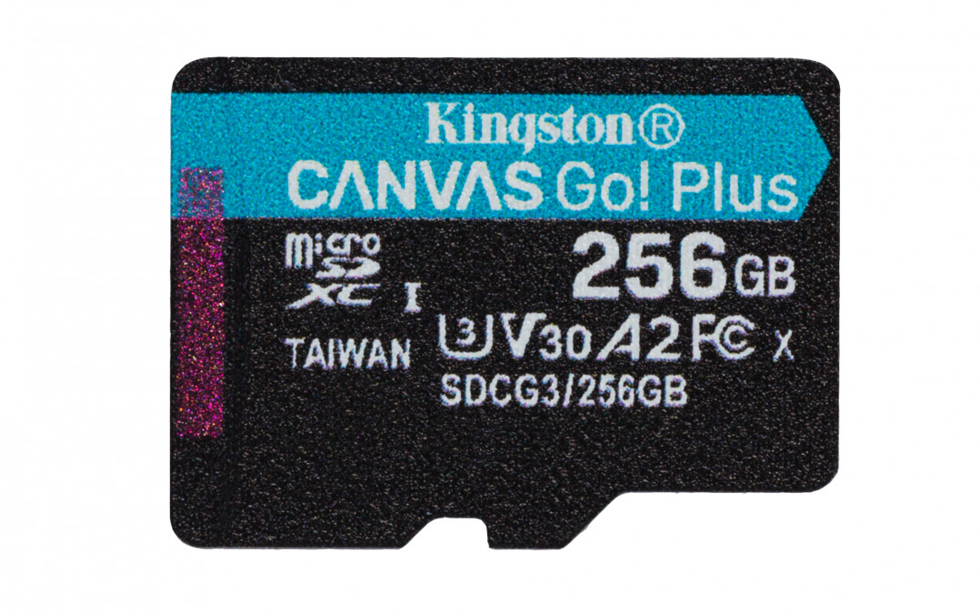 Kingston Technology Canvas Go! Plus memóriakártya 256 GB MicroSD Class 10 UHS-I PC