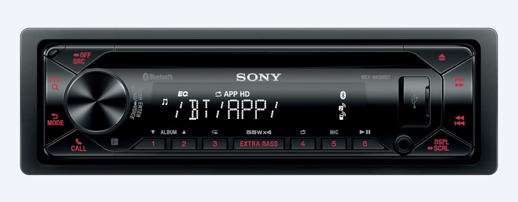 CARHIFI Sony MEX-N4300BT autó HiFi fejegység MP3 PC