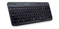 Logitech K360 wireless billentyűzet Black US PC