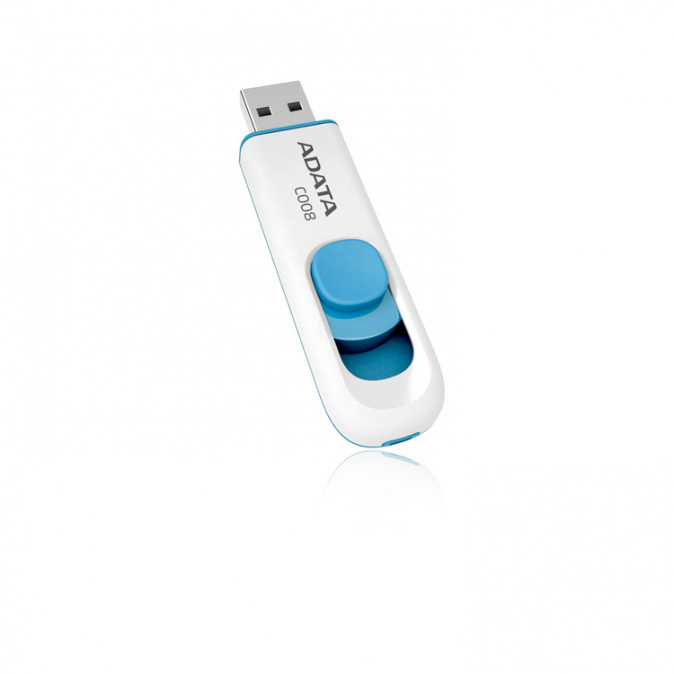 Adata C008 pendrive 16GB (USB2.0) - Fehér/Kék PC