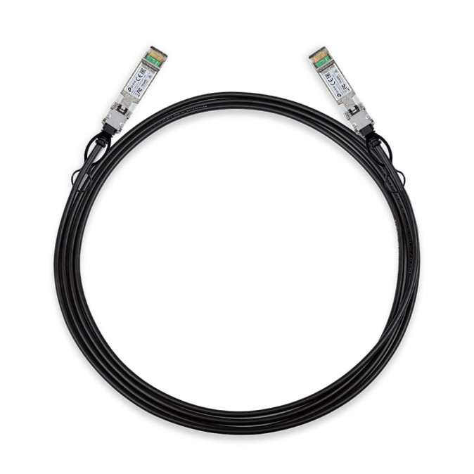 TP-LINK TL-SM5220-3M 3M Direct Attach SFP+ Cable for 10 Gigabit Connections PC