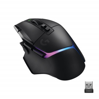 Logitech G502 X Plus Lightsync RGB Vezeték Néküli Gaming egér, Fekete (910-006162) PC