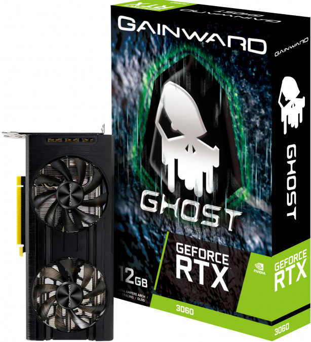 GAINWARD GeForce RTX 3060 Ghost 12GB GDDR6 192-bit Videókártya PC