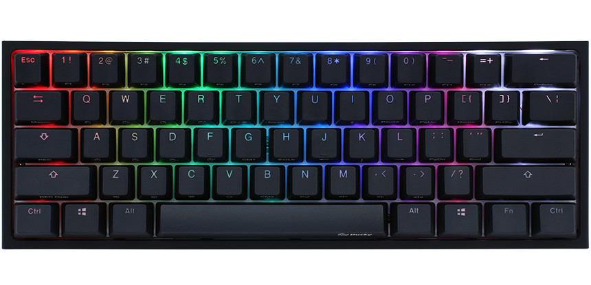 Ducky Channel Ducky One 2 Mini Gaming MX (Brown Switch) RGB V2 Billentyűzet (Fekete) US PC