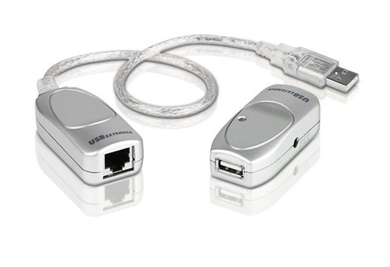 Aten USB A -> Cat.5e adatkábel hosszabbító 60m aktív PC