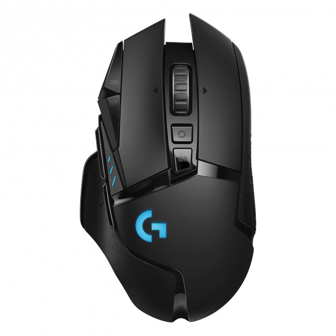 Logitech G502 Lightspeed RGB Vezeték Nélküli Gaming egér, Fekete (910-005567/910-005568) PC