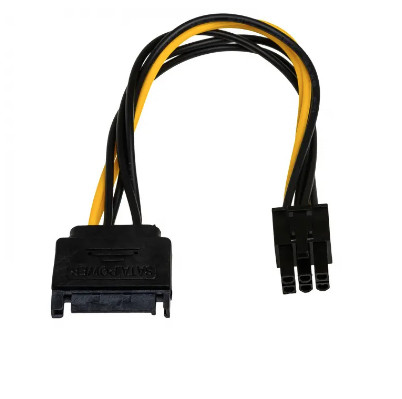 Akyga Adapter SATA / PCI-Express 6-pin 15 cm AK-CA-30 PC