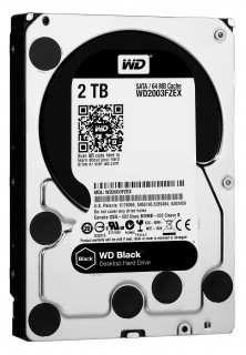 WD Black 2TB [3.5'/64MB/7200/SATA3] PC