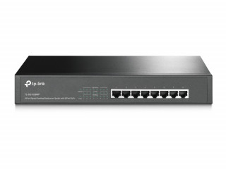 TP-LINK 8 portos Gigabites Asztali Fémházas Switch 8 PoE porttal PC