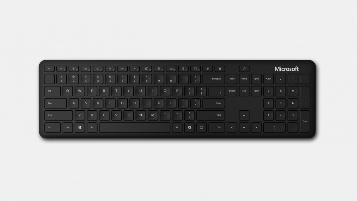 Microsoft Bluetooth Vezeték Nélküli Billentyűzet, Magyar Kiosztás, Fekete PC