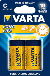 VARTA Longlife Baby C (LR14) alkáli elem 2db/bliszter PC