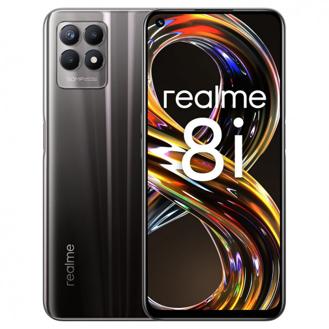 Realme 8i 4G 64GB Dual Sim Fekete (5998464) Mobil