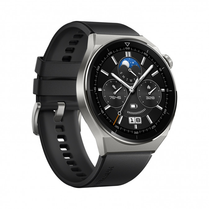 HUAWEI WATCH GT 3 Pro 46mm Fekete fluoroelasztomer Mobil