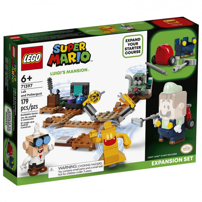 LEGO Luigi’s Mansion™ Lab and Poltergust Expansion Set (71397) Játék