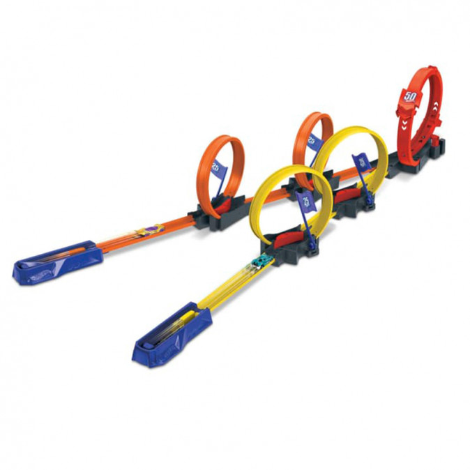 Mattel Hot Wheels: Action - Multi-Loop Raceoff Játékszett (HDR83) Játék
