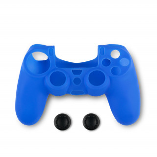 Spartan Gear - Kontroller Szilikon Védőtok és Thumb Grips - Kék (PS4) PS4