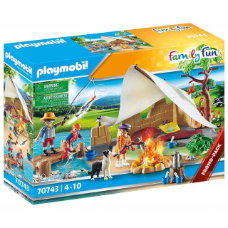 Playmobil Családi kempingezés (70743) Játék