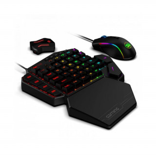 Redragon K585 egykezes RGB Blue Switch Gaming billentyűzet + M721-Pro RGB Gamer egér + GA200 konverter szett (K585RGB-BB) PC