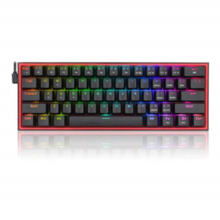 Redragon Fizz Pro red switch vezeték nélküli billentyűzet - fekete (K616-RGB_RED_HU) PC