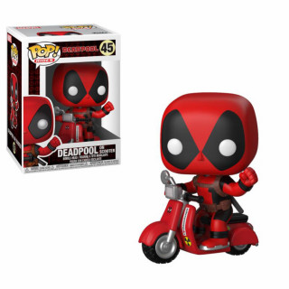 Funko Pop! Rides: Deadpool & Scooter #45 Vinyl Figura Ajándéktárgyak