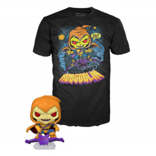 Funko Pop! Marvel: Spiderman: Hobgoblin Vinyl Figura & Tee Box Size T-Shirt M Szett Ajándéktárgyak