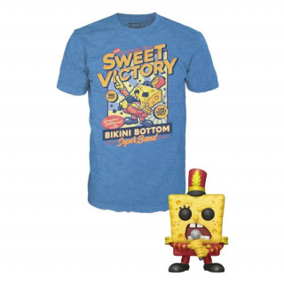 Funko Pop! Animation: Spongebob Squarepants Vinyl Figura Tee Box & T-Shirt M Szett Ajándéktárgyak