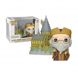 Funko Pop! Town: Harry Potter - Albus Dumbledore with Hogwarts #27 Vinyl Figura Ajándéktárgyak