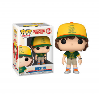 Funko Pop! Television: Stranger Things - Dustin (At Camp) #804 Vinyl Figura Ajándéktárgyak