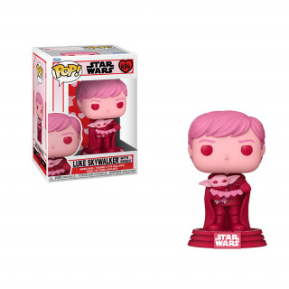 Funko Pop! Star Wars: Valentines: Luke Skywalker with Grogu #494 Vinyl Figura Ajándéktárgyak