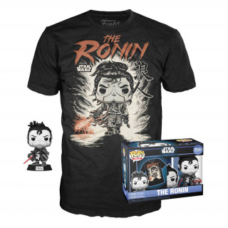 Funko Funko Pop! & Tee (Adult): Star Wars - The Ronin Vinyl Figura és T-Shirt (XL) Ajándéktárgyak