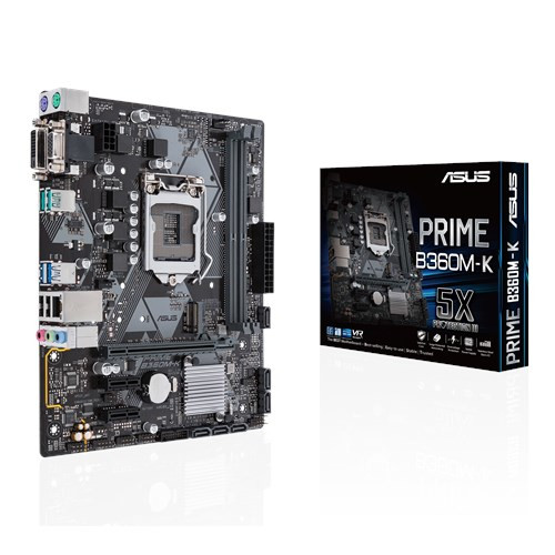 ASUS PRIME B360M-K Intel B360 LGA1151 mATX alaplap PC