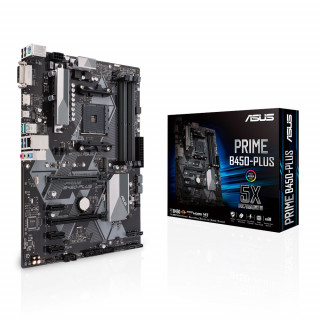 ASUS PRIME B450-PLUS AMD B450 SocketAM4 ATX alaplap PC