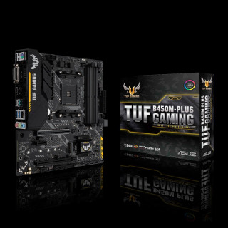 ASUS TUF B450M-PLUS GAMING AMD B450 SocketAM4 mATX alaplap PC