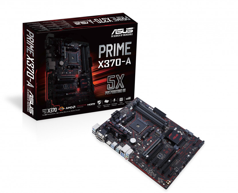 ASUS PRIME X370-A AMD X370 SocketAM4 ATX alaplap PC