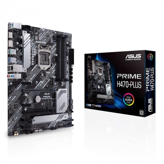 ASUS PRIME H470-PLUS Intel H470 LGA1200 ATX alaplap PC