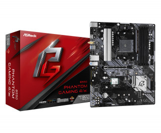 Asrock B550 Phantom Gaming 4/ac AM4 foglalat ATX AMD B550 PC