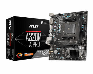 MSI A320M-A PRO (AM4) alaplap PC