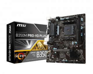 MSI B350M PRO-VD PLUS (AM4) PC