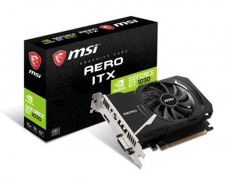 MSI Geforce GT 1030 AERO ITX 2GD4 OC videokártya PC