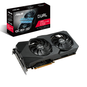 ASUS DUAL-RX5700-O8G-EVO AMD 8GB GDDR6 256bit PCI-E videokártya PC