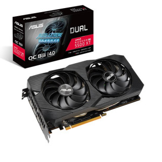 ASUS DUAL-RX5500XT-O8G-EVO AMD 8GB GDDR6 256bit PCI-E videokártya PC