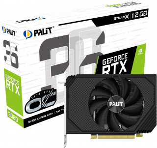 PALIT GeForce RTX 3060 StormX OC 12GB GDDR6 192-bit Videókártya PC