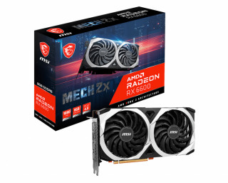 MSI Radeon RX 6600 Mech 2X 8G GDDR6 Videokártya (V502-035R) PC