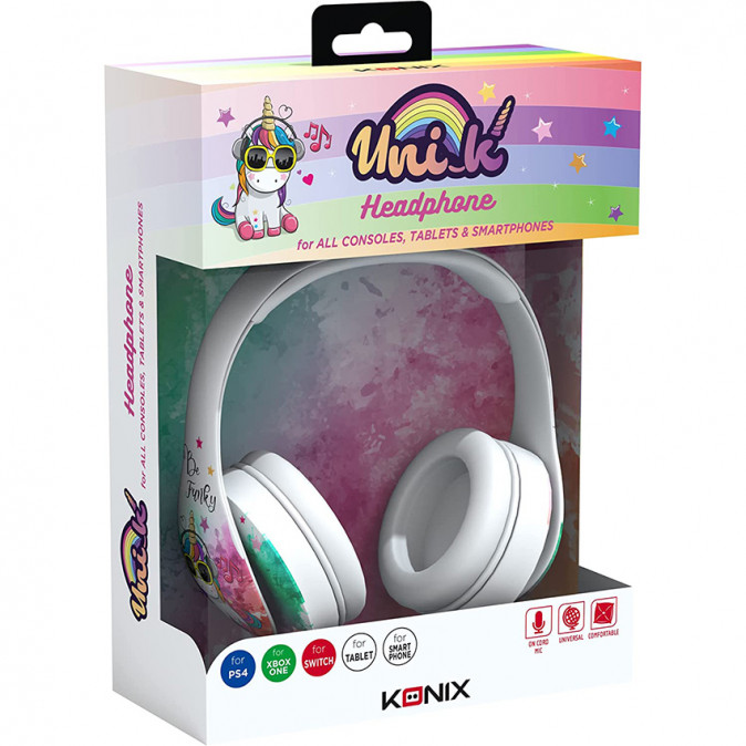 Konix Unik "Be Funky" mikrofonos fejhallgató PC