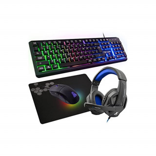 The G-Lab Gaming kit - 4 in 1 COMBO SELENIUM HU (KEYZ 160 billentyűzet, KULT 170 egér, egérpad, KORP 100 headset,magyar) PC