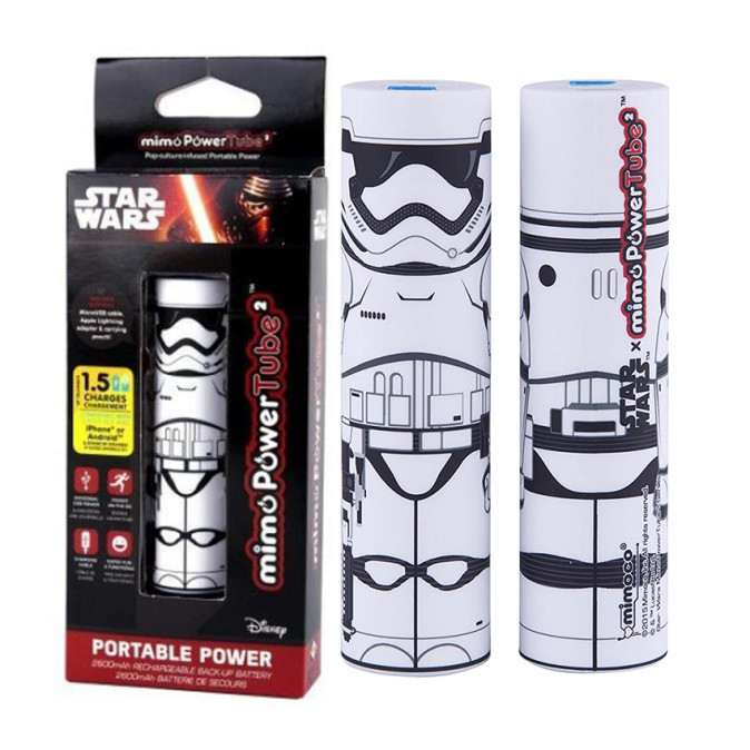Star Wars MimoPowerTube2 Első Rend Rohamosztagos Powerbank 2600mAh Mobil