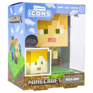 Paladone Minecraft: Alex Icon Lámpa BDP (PP6591MCFV2) Ajándéktárgyak